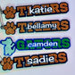 Custom School Keychain/Bag Tag